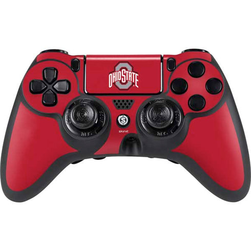 Ohio State University Buckeyes Red Logo PlayStation PS4 Skins