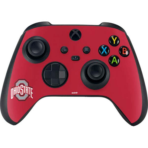 Ohio State University Buckeyes Red Logo Xbox Series X Bundle Skin