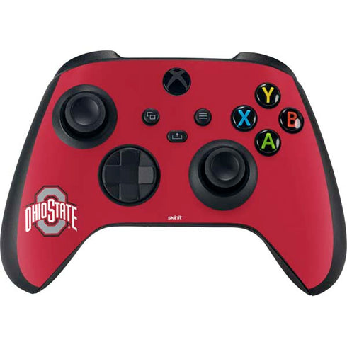 Ohio State University Buckeyes Red Logo Xbox Series X Skins