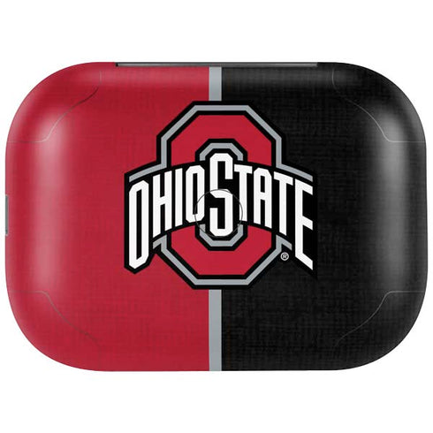 Ohio State University OSU Buckeyes Split Amazon Echo Buds Skin