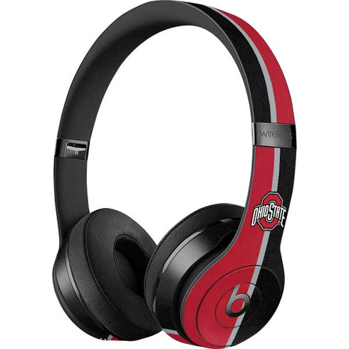 Ohio State University OSU Buckeyes Split Beats Solo 3 Wireless Skin