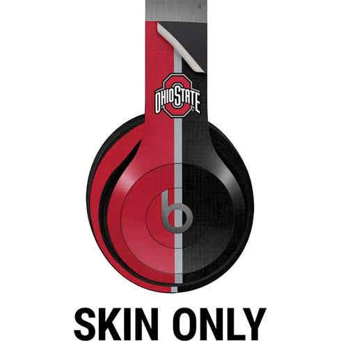 Ohio State University OSU Buckeyes Split Beats Solo 4 Wireless Headphones Skin