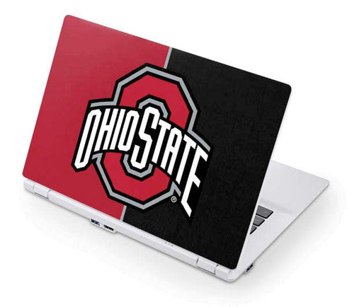Ohio State University OSU Buckeyes Split Acer Chromebook Skin