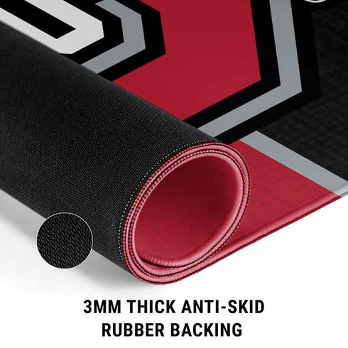 Ohio State University OSU Buckeyes Split Gaming Mouse Pad