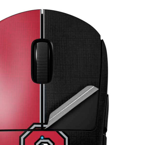 Ohio State University OSU Buckeyes Split G Pro Wireless Gaming Mouse Skin