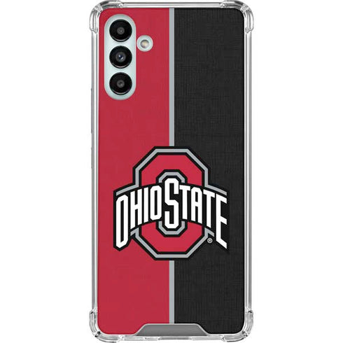 Ohio State University OSU Buckeyes Split Galaxy A13 5G Clear Case
