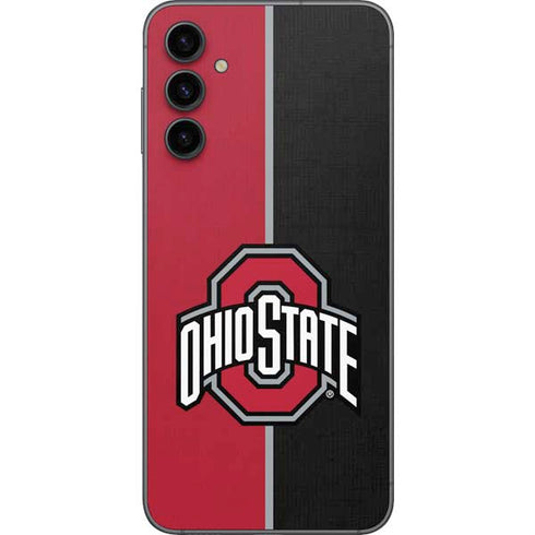 Ohio State University OSU Buckeyes Split Galaxy A14 5G Skin