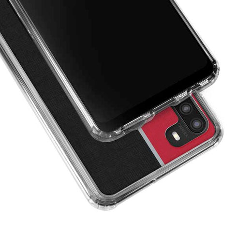 Ohio State University OSU Buckeyes Split Galaxy A21 Clear Case