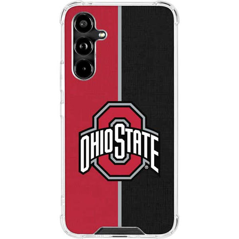 Ohio State University OSU Buckeyes Split Galaxy A54 5G Clear Case