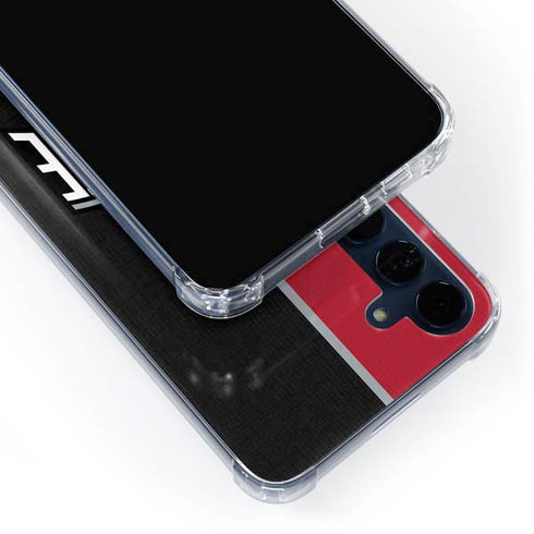 Ohio State University OSU Buckeyes Split Galaxy A55 5G Clear Case