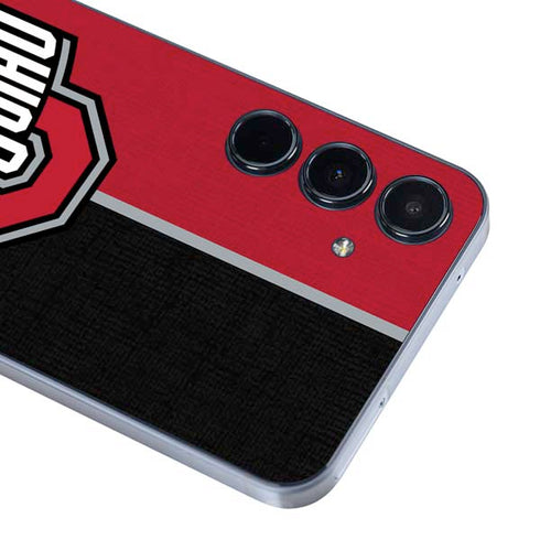 Ohio State University OSU Buckeyes Split Galaxy A55 5G Skin