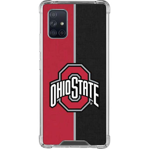 Ohio State University OSU Buckeyes Split Galaxy A71 5G Clear Case