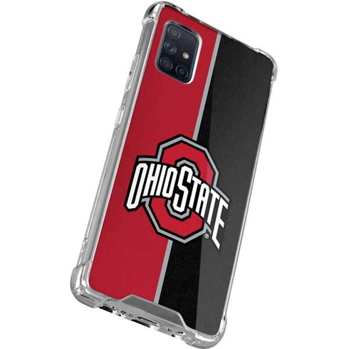 Ohio State University OSU Buckeyes Split Galaxy A71 5G Clear Case