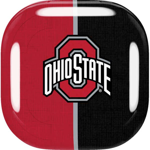 Ohio State University OSU Buckeyes Split Galaxy Buds Live Skin