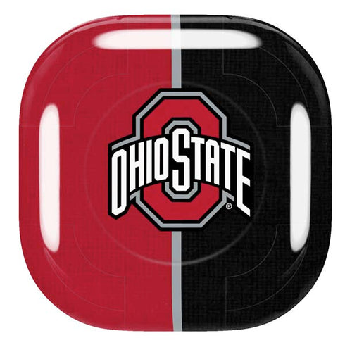 Ohio State University OSU Buckeyes Split Galaxy Buds Live Skin