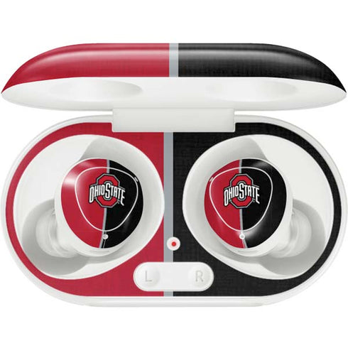 Ohio State University OSU Buckeyes Split Galaxy Buds Plus Skin