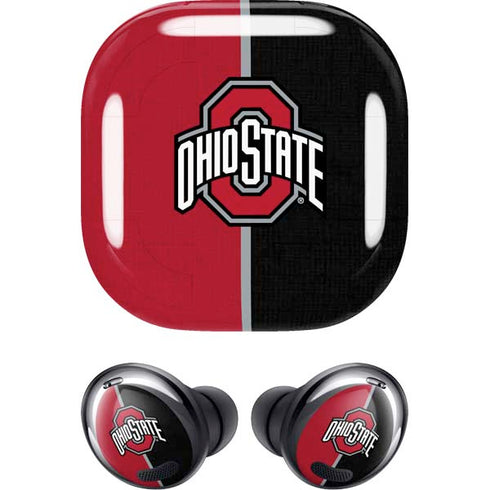 Ohio State University OSU Buckeyes Split Galaxy Buds Pro Skin