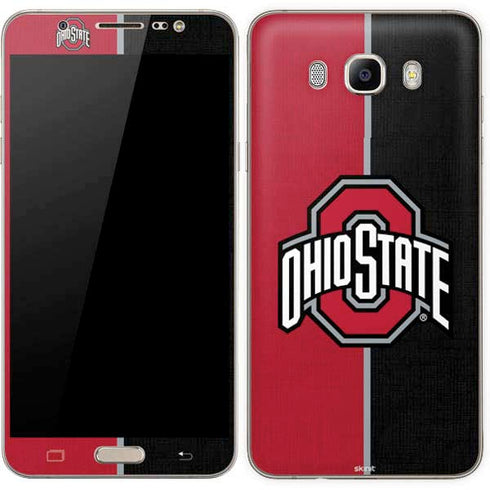 Ohio State University OSU Buckeyes Split Galaxy J7 Skin