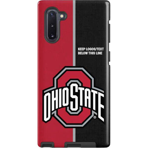 Ohio State University OSU Buckeyes Split Galaxy Cases