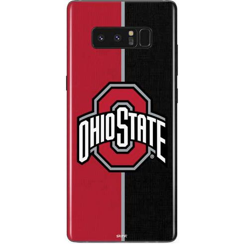 Ohio State University OSU Buckeyes Split Galaxy Note 8 Skin