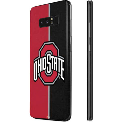 Ohio State University OSU Buckeyes Split Galaxy Note 8 Skin