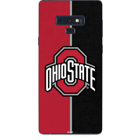 Ohio State University OSU Buckeyes Split Galaxy Note 9 Skin