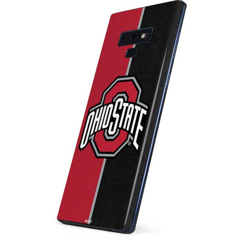 Ohio State University OSU Buckeyes Split Galaxy Note 9 Skin