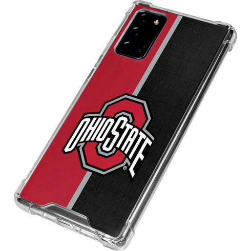 Ohio State University OSU Buckeyes Split Galaxy Note20 5G Clear Case