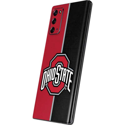 Ohio State University OSU Buckeyes Split Galaxy Note20 5G Skin