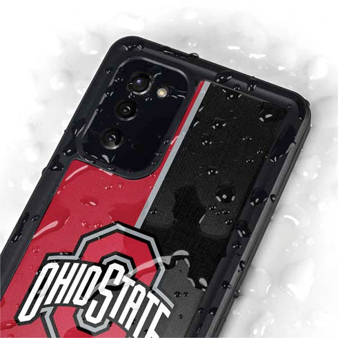 Ohio State University OSU Buckeyes Split Galaxy Note20 5G Waterproof Case