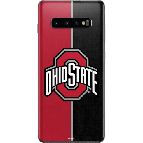 Ohio State University OSU Buckeyes Split Galaxy S10 Plus Skin
