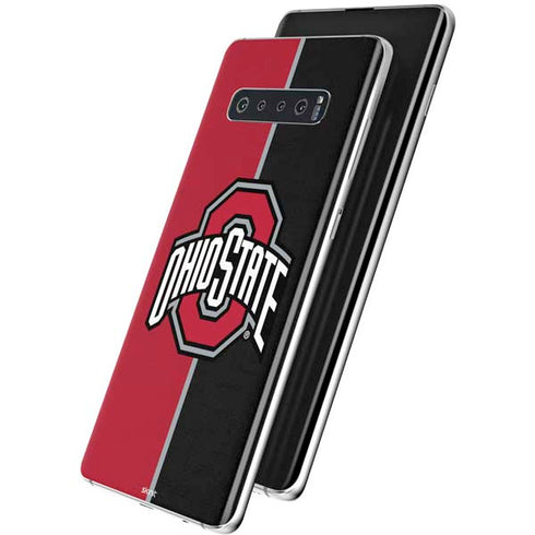 Ohio State University OSU Buckeyes Split Galaxy S10 Plus Skin