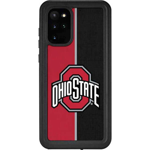 Ohio State University OSU Buckeyes Split Galaxy S20 Plus Waterproof Case