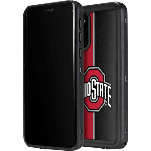 Ohio State University OSU Buckeyes Split Galaxy S20 Plus Waterproof Case