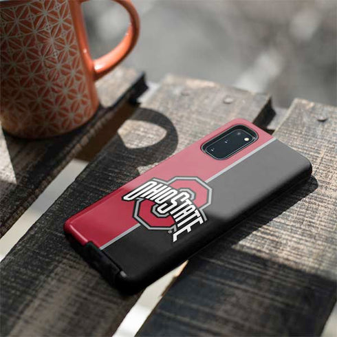 Ohio State University OSU Buckeyes Split Galaxy S20 Pro Case