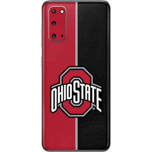 Ohio State University OSU Buckeyes Split Galaxy S20 Skin