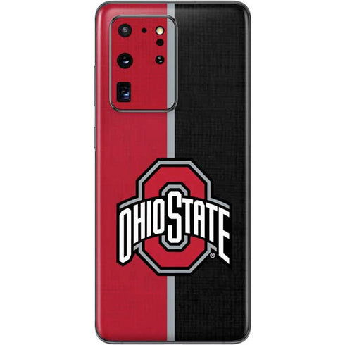 Ohio State University OSU Buckeyes Split Galaxy S20 Ultra 5G Skin