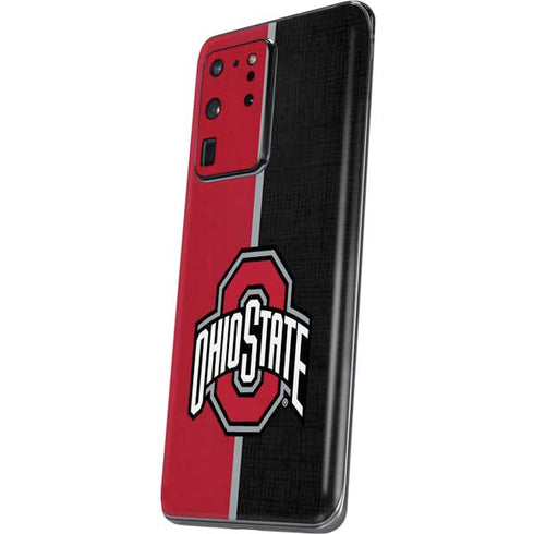 Ohio State University OSU Buckeyes Split Galaxy S20 Ultra 5G Skin