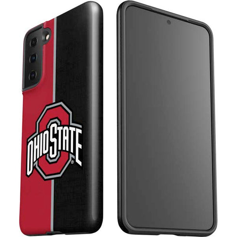 Ohio State University OSU Buckeyes Split Galaxy S21 FE Pro Case