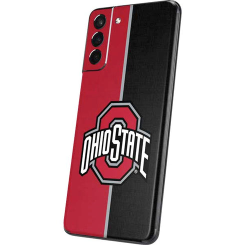 Ohio State University OSU Buckeyes Split Galaxy S21 Plus 5G Skin
