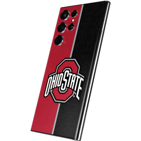 Ohio State University OSU Buckeyes Split Galaxy S22 Ultra Skin