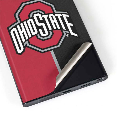 Ohio State University OSU Buckeyes Split Galaxy S22 Ultra Skin