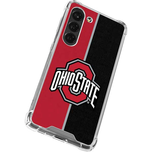 Ohio State University OSU Buckeyes Split Galaxy S23 Clear Case