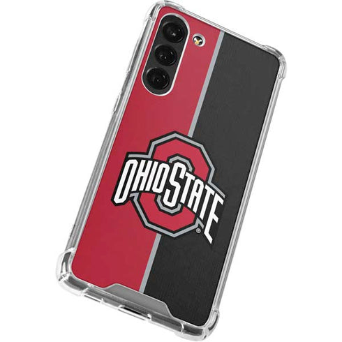 Ohio State University OSU Buckeyes Split Galaxy S23 FE Clear Case
