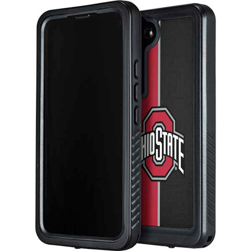 Ohio State University OSU Buckeyes Split Galaxy S23 Plus Waterproof Case