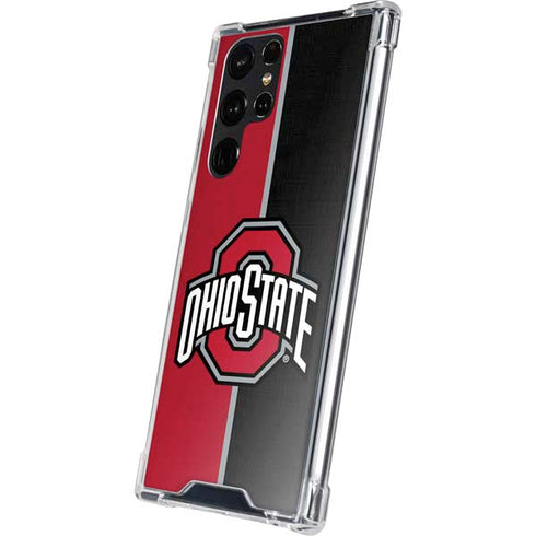 Ohio State University OSU Buckeyes Split Galaxy S23 Ultra Clear Case