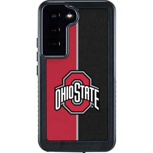 Ohio State University OSU Buckeyes Split Galaxy S23 Waterproof Case