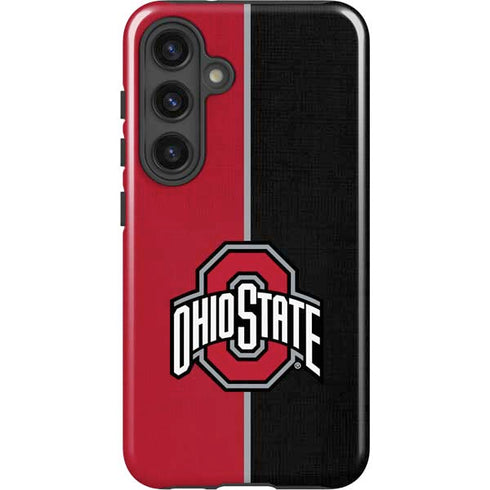 Ohio State University OSU Buckeyes Split Galaxy S25 Impact Case