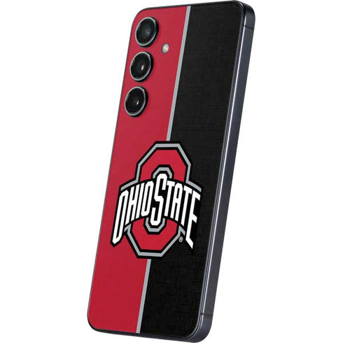 Ohio State University OSU Buckeyes Split Galaxy S25 Skin