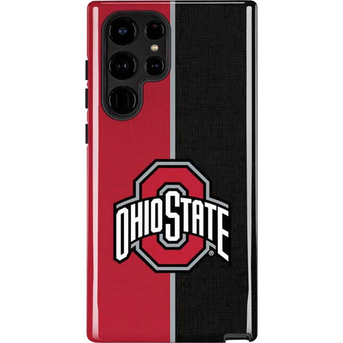 Ohio State University OSU Buckeyes Split Galaxy S25 Ultra Impact Case